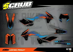 KTM �O���t�B�b�N�X EXC 125 200 250 300 350 450 500 - 2014 2015 2016 SCRUB �f�J�[�� EXCf KTM graphics EXC 125 200 250 300 350 450 500 - 2014 2015 2016 SCRUB decals EXCf �y���s�A���i�z