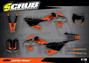 KTM �O���t�B�b�N�X EXC 125 250 300 350 450 500 2017 2018 2019 �X�N���u�f�J�[�� KTM graphics EXC 125 250 300 350 450 500 2017 2018 2019 SCRUB decals �y���s�A���i�z