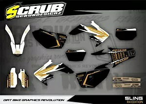 �z���_ CRf450X 2005-2018 �O���t�B�b�N �f�J�[�� �X�e�b�J�[ CRf 450X �G���f���[�� �X�N���u Honda CRf450X 2005-2018 Graphics Decals Stickers CRf 450X Enduro SCRUB �y���s�A���i�z