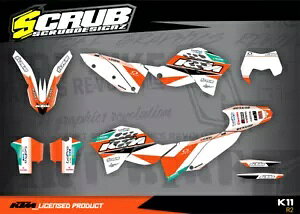 KTM �O���t�B�b�N�X EXC 125 200 250 300 400 450 530 2008 2009 2010 2011 �X�N���u�f�J�[�� KTM graphics EXC 125 200 250 300 400 450 530 2008 2009 2010 2011 SCRUB decals �y���s�A���i�z