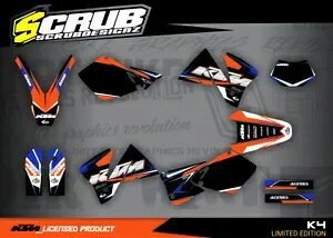 KTM OtBbNX EXC 125 200 250 300 380 400 520 1998 2002 fJ[ EXCf SCRUB KTM graphics EXC 125 200 250 300 380 400 520 1998 2002 decal EXCf SCRUB