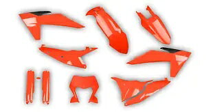 KTM 2024 2025 EXC XC-W EXC-F XCF-W �v���X�`�b�N�L�b�g + �t�H�[�N�K�[�h �t���I�I�����W KTM 2024 2025 EXC XC-W EXC-F XCF-W Plastics kit + Fork guards Fluo orange