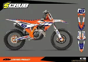 KTM OtBbN SX SXF 2023 2024 125 250 300 350 450 fJ[ XC XCf XNu KTM Graphic SX SXF 2023 2024 125 250 300 350 450 Decals XC XCf SCRUB