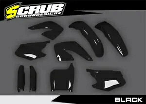 �z���_ CR125R CR250R 2000 2001 UFO �v���X�`�b�N�L�b�g + �t�H�[�N�K�[�h Honda CR125R CR250R 2000 2001 UFO Plastics kit + fork guards