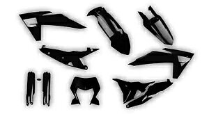 KTM 2024 2025 EXC XC-W EXC-F XCF-W vX`bNLbg + tH[NK[h ubN KTM 2024 2025 EXC XC-W EXC-F XCF-W Plastics kit + Fork guards Black