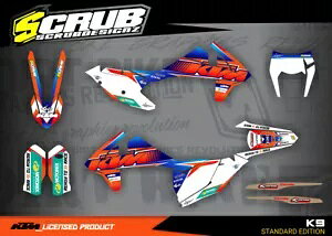 KTM �O���t�B�b�N�X EXC 125 250 300 350 450 500 2017 2018 2019 �X�N���u�f�J�[�� XC-W XCf-W KTM graphics EXC 125 250 300 350 450 500 2017 2018 2019 SCRUB decals XC-W XCf-W �y���s�A���i�z
