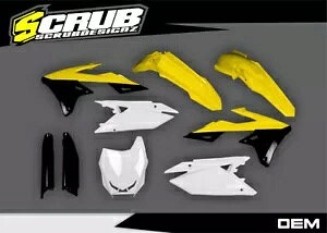 XYL RM-Z 450 2018-2025 RM-Z 250 2019-2025 RMZ vX`bNLbg + tH[NK[h Suzuki RM-Z 450 2018-2025 RM-Z 250 2019-2025 RMZ plastics kit + fork guards