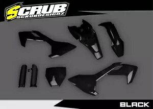 nXNo[i TC 65 2016-2023 ubNvX`bN{fBLbg + tH[NK[h Husqvarna TC 65 2016-2023 Black Plastics body kit + Fork guards