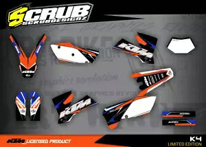 KTM �O���t�B�b�N�X EXC 125 200 250 300 400 450 525 2003 2004 �X�N���u �f�J�[�� KTM graphics EXC 125 200 250 300 400 450 525 2003 2004 SCRUB decals �y���s�A���i�z