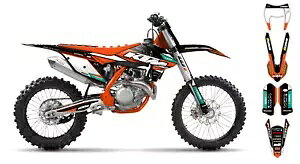 KTM �O���t�B�b�N�X EXC 125 150 250 300 350 450 500 2017 2018 2019 �X�N���u�f�J�[�� KTM graphics EXC 125 150 250 300 350 450 500 2017 2018 2019 SCRUB decals �y���s�A���i�z