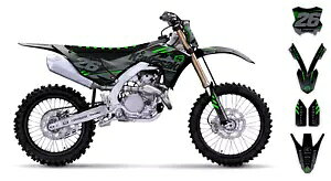 OtBbNLbg Kawasaki KXF450 KX450 KX-450 2024 XebJ[ fJ[ [Xԍ Graphics kit Kawasaki KXF450 KX450 KX-450 2024 Stickers Decals Race Number