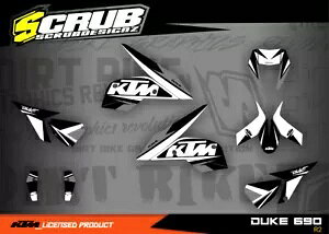 KTM OtBbNX DUKE 690 fJ[ 2011 2012 2013 2014 2015 2016 2017 XNu KTM graphics DUKE 690 decals 2011 2012 2013 2014 2015 2016 2017 SCRUB