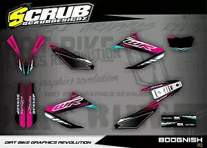 �O���t�B�b�N WR125R 2009 - 2017 ���}�n �X�e�b�J�[ �X�N���u �f�J�[�� �L�b�g WR 125R ENDURO Graphics WR125R 2009 - 2017 Yamaha stickers SCRUB decals kit WR 125R ENDURO