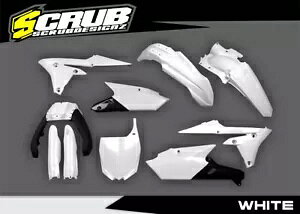 ���}�n �v���X�`�b�N�L�b�g YZ450F 2014 2015 2016 2017 �Z�b�g �G�A�{�b�N�X �z���C�g Yamaha plastics kit YZ450F 2014 2015 2016 2017 set airbox white �y���s�A���i�z