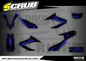 ���}�n WR125R 2009 - 2021 �G���f���[�� �O���t�B�b�N �f�J�[�� �X�e�b�J�[ WR 125 R 09 - 21 �X�N���u Yamaha WR125R 2009 - 2021 Enduro Graphics Decals Stickers WR 125 R 09 - 21 SCRUB
