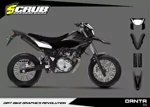 ���}�n WR125X 2009 - 2017 �X�[�p�[���g �O���t�B�b�N �f�J�[�� �X�e�b�J�[ WR 125 X Yamaha WR125X 2009 - 2017 Supermoto Graphics Decals Stickers WR 125 X �y���s�A���i�z
