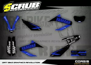 �O���t�B�b�N WR125R 2009 - 2017 ���}�n �X�e�b�J�[ �X�N���u �f�J�[�� �L�b�g WR 125R Graphics WR125R 2009 - 2017 Yamaha stickers SCRUB decals kit WR 125R