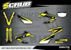 �O���t�B�b�N�X�L�b�g WR125R 2009-2021 ���}�n�X�e�b�J�[�X�N���u�f�J�[���L�b�g WR 125R Graphics Kit WR125R 2009-2021 Yamaha stickers SCRUB decals kit WR 125R