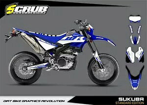 ���}�n WR250X 2008 - 2021 �O���t�B�b�N �f�J�[�� �X�e�b�J�[ WR 250 X 08 - 21 �X�N���u Yamaha WR250X 2008 - 2021 Graphics Decals Stickers WR 250 X 08 - 21 SCRUB