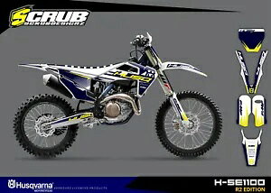 Husqvarna �O���t�B�b�N�X TC - FC 125 250 350 450 - 2019 2020 2021 2022 �f�J�[�� �X�N���u Husqvarna graphics TC - FC 125 250 350 450 - 2019 2020 2021 2022 decals SCRUB �y���s�A���i�z