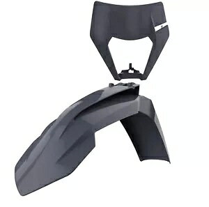 KTM EXC 2014-2023 tgtF_[ + wbhCg}XN vX`bN O[ O[ Rtech KTM EXC 2014-2023 Front fender + Headlight mask plastic grey gray Rtech