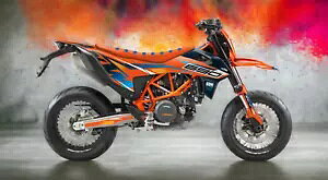 KTM �O���t�B�b�N�X SMC-R 690 2019 2020 2021 2022 2023 �X�N���u�f�J�[���X�e�b�J�[�X�[�p�[���g KTM graphics SMC-R 690 2019 2020 2021 2022 2023 SCRUB decals stickers Supermoto �y���s�A���i�z
