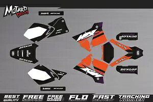 OtBbNLbg KTM EXC EXC-F 125 250 300 450 525 2003 fJ[XebJ[fUC Graphics Kit for KTM EXC EXC-F 125 250 300 450 525 2003 Decals Stickers Design