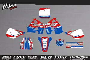 グラフィックキット Honda CR 250 R 1988 1989 by Motard Design デカール ステッカー 装飾 Graphics Kit for Honda CR 250 R 1988 1989 by Motard Design Decals Sticker Decor