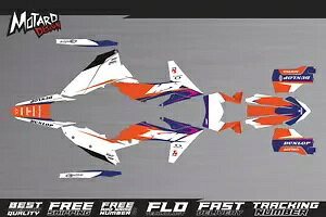 グラフィックキット KTM EXC EXC-F 125 250 300 350 450 2024 デカールステッカーデザイン Graphics Kit for KTM EXC EXC-F 125 250 300 350 450 2024 Decals Stickers Design