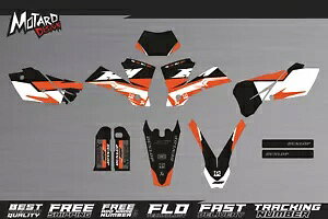 グラフィックキット KTM EXC EXC-F 125 250 300 450 525 2004 デカールステッカーデザイン Graphics Kit for KTM EXC EXC-F 125 250 300 450 525 2004 Decals Stickers Design