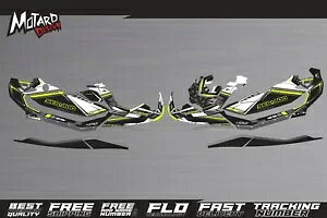 Motard Design ɂ Sea-Doo Spark WFbg XL[ OtBbN Lbg Fluo v~A fJ[ XebJ[ Sea-Doo Spark Jet Ski Graphics Kit Fluo Premium Decals Stickers by Motard Design