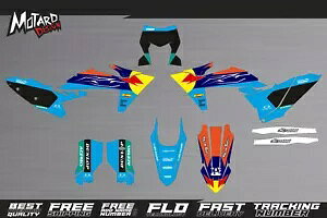 グラフィックキット KTM EXC EXC-F 125 250 300 350 450 2024 デカールステッカーデザイン Graphics Kit for KTM EXC EXC-F 125 250 300 350 450 2024 Decals Stickers Design