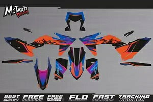 グラフィックキット KTM EXC EXC-F 125 250 300 350 450 2024 デカールステッカーデザイン Graphics Kit for KTM EXC EXC-F 125 250 300 350 450 2024 Decals Stickers Design