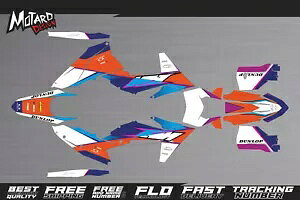 OtBbNLbg KTM EXC EXC-F 125 250 300 350 450 2024 fJ[XebJ[fUC Graphics Kit for KTM EXC EXC-F 125 250 300 350 450 2024 Decals Stickers Design