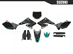 XYL RMZ 250 2004 2005 2006 04 05 06 OtBbNLbg gNX fJ[ MX _[goCN Suzuki RMZ 250 2004 2005 2006 04 05 06 Graphics Kit Motocross Decals MX Dirtbike