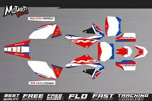 Motard Design z_ CRF 450 R 2002 2003 2004 pOtBbNLbg fJ[ XebJ[ Graphics Kit for Honda CRF 450 R 2002 2003 2004 Decals Stickers by Motard Design
