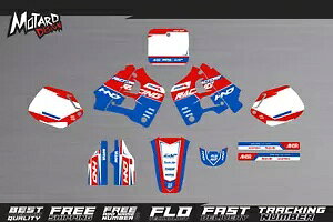 グラフィックキット Honda CR 250 R 1990 1991 by Motard Design デカール ステッカー 装飾 Graphics Kit for Honda CR 250 R 1990 1991 by Motard Design Decals Sticker Decor