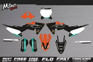 Motard Design �ɂ�� KTM SX 50 2024 �p�O���t�B�b�N�L�b�g �f�J�[�� �X�e�b�J�[ �O���t�B�b�N ���� Graphics Kit for KTM SX 50 2024 by Motard Design Decals Stickers Graphics Decor