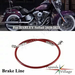 bhAbp[XeXu[LC n[[\teC Xg[g{u 114 FXBBS FXBBp Red Upper Stainless Brake Line For Harley Softail Street Bob 114 FXBBS FXBB