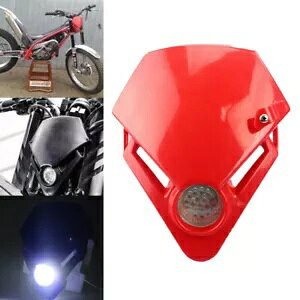 12V X[p[g LED wbhCgwbhvbhVFz_ XR CRF 150 230 250 12V Supermoto LED Headlight Head Lamp Red Shell For Honda XR CRF 150 230 250