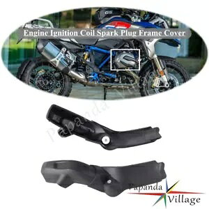 2X �u���b�N �G���W���_�΃R�C�� �X�p�[�N �v���O �t���[�� �J�o�[ BMW R1200 R/RS/RT 13-17�p 2X Black Engine Ignition Coil Spark Plug Frame Cover For BMW R1200 R/RS/RT 13-17 �y���s�A���i�z