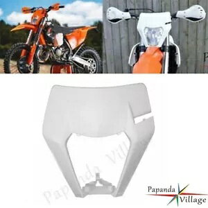 Gf[ wbhCg }XN Jo[ zCg vX`bN VF XR SXF EXC XC FE TE 250 350 Enduro Headlight Mask Cover White Plastic Shell For XR SXF EXC XC FE TE 250 350