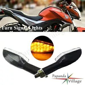 Ao[ LED ^[VOiCWP[^[CgECJ[v 10 ~[g{gz_hDJeBp Amber LED Turn Signal Indicator Light Blinker Lamp For 10mm Bolt Honda Ducati