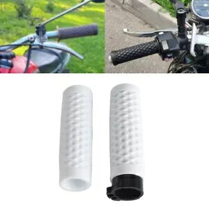 o[nhObv zCg nhObvJo[ 1C` nho[ n[[ _Ci [C_[p Rubber Hand Grips White Handgrips Cover For 1" Handlebar Harley Dyna Low Rider