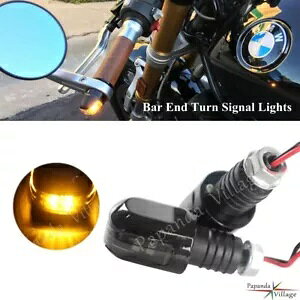 Unviersal I[goC 7/8 C` nho[Gh LED ^[VOiCg Ao[ ECJ[ v Unviersal Motorcycle 7/8" Handlebar End LED Turn Signal Light Amber Blinker Lamp