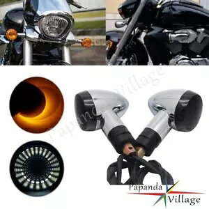 LED E4 �t�����g�e�ۃ^�[���V�O�i�����C�g�E�C���J�[�X�Y�L�u���o�[�h M109R VRZ1800 LED E4 Front Bullet Turn Signal Light Blinker For Suzuki Boulevard M109R VRZ1800 �y���s�A���i�z