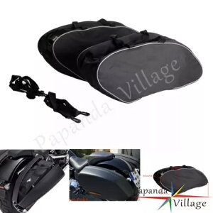 I[goCThobOETChobOCi[וobOn[[ FXLRST Motorcycle Saddlebag Left Right Side Bag Liner Luggage Bag For Harley FXLRST