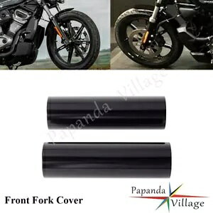 A~ubNtgtH[NK[hJo[veN^[n[[iCgX^[975 22-23p Aluminum Black Front Fork Guards Cover Protector For Harley Nightster 975 22-23