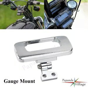 T o[ CU[ N[ CNC Q[W }Eg wC[ \teC uCNAEg FXBR FXBB /S 18-21p T-Bar Riser Chrome CNC Gauge Mount For Haley Softail Breakout FXBR FXBB /S 18-21