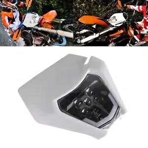 �X�[�p�[���g TX 300 FX 350 FX 450 2017 �p�z���C�g�V�F�� �t�����g �w�b�h���C�g Hi/Lo DRL �t�� White Shell Front Headlight w/Hi/Lo DRL For Supermoto TX 300 FX 350 FX 450 2017 �y���s�A���i�z